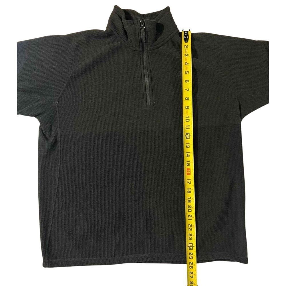 The North Face Men's Black Pullover Long Sleeve Qtr Zip Neck Large Preppy Warm - Picture 8 of 9